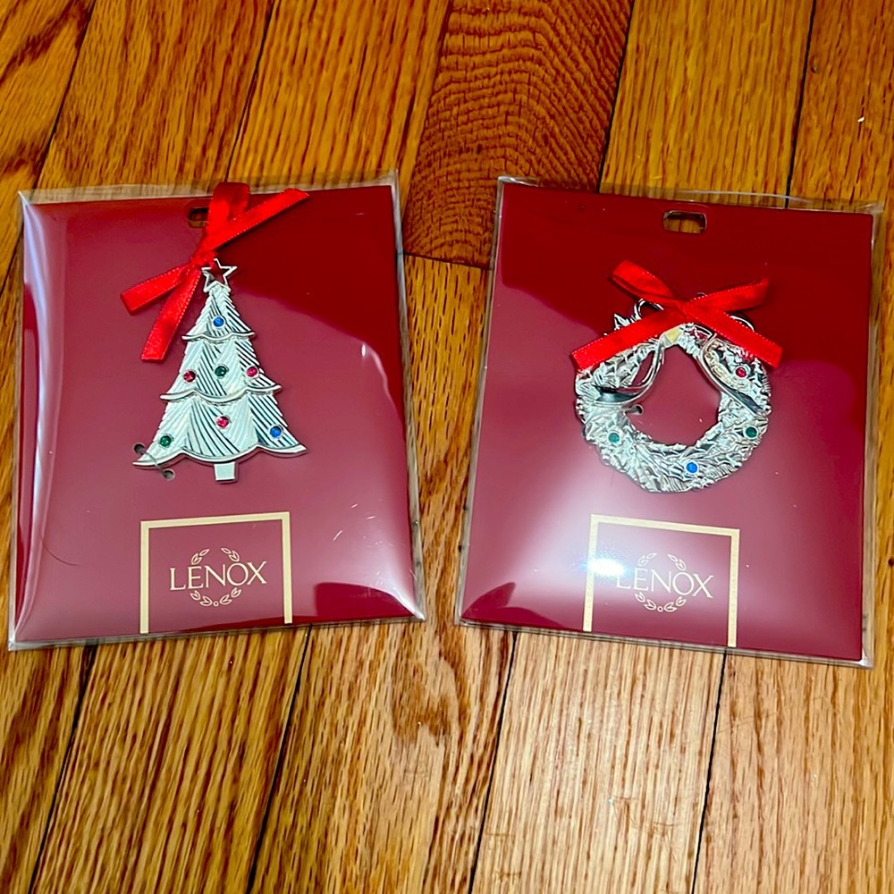 Lenox jewel ornaments